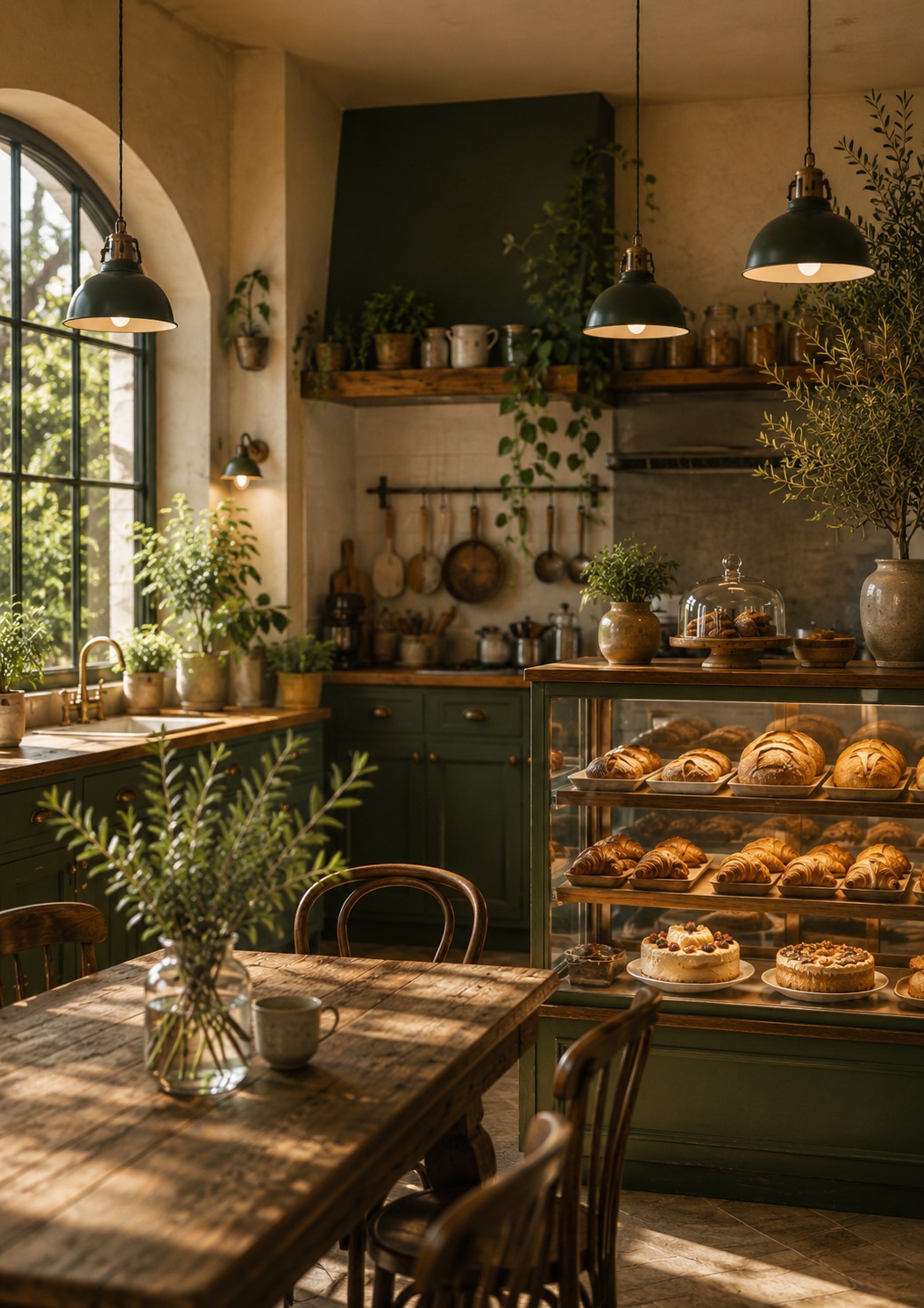 Wen's Cafe takeaway coffee and bakery packaging
